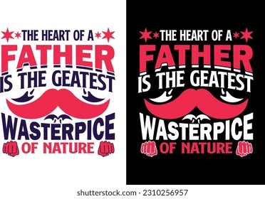 Father's day typography quote t shirt design