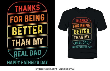 Father's day typography quote for t-shirt, mug, card, and print template.