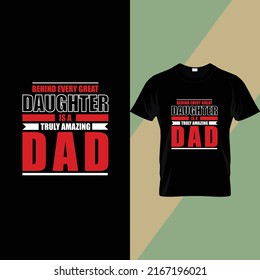 Father's Day Typography t shirt  Dad typography t-shirt 