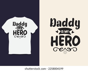 father's day Typography t shirt Design with Vector