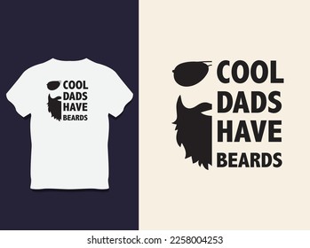 father's day Typography t shirt Design with Vector