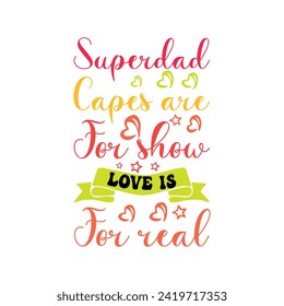 Father's day typography t shirt design