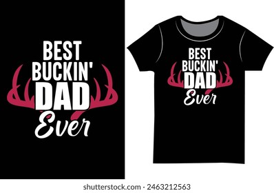 Father's day Typography t shirt design.