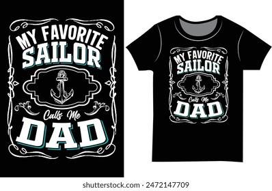 Father's day Typography t shirt design. Dad T shirt.