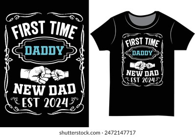 Father's day Typography t shirt design. Dad T shirt.