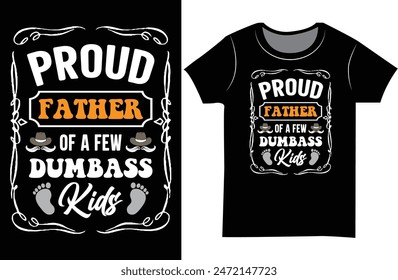 Father's day Typography t shirt design. Dad T shirt.