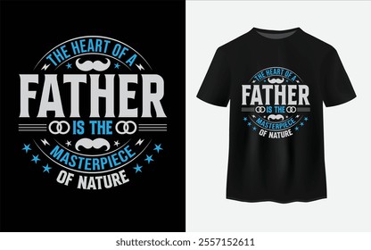 Father's day typography t shirt design, Father's day t shirt Vector, Best dad ever
