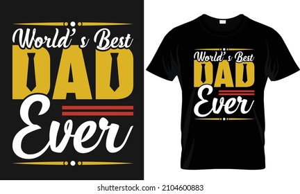  Father's day typography t-shirt dad funny design vintage vector