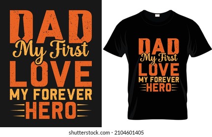  Father's day typography t-shirt dad funny design vintage vector