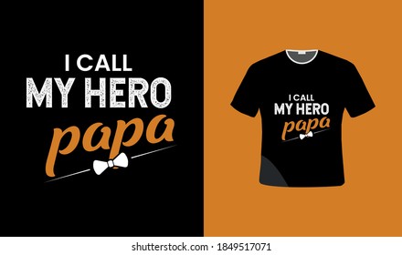 Father's Day typography T-shirt Design 