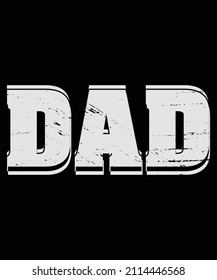 Father's Day Typography t-Shirt design