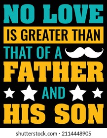 Father's Day Typography t-Shirt design