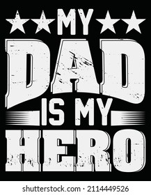Father's Day Typography t-Shirt design