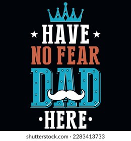Father's day typography tshirt design vector design