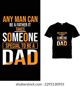 fathers day typography t-shirt design 