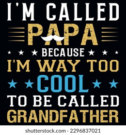 Father's day typography tshirt design vector design