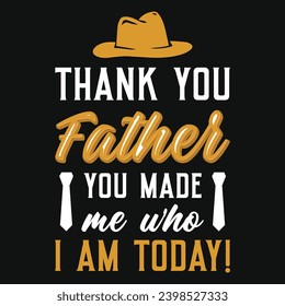 Father's day typography tshirt design