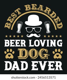 Father's Day Typography T-Shirt Design With Vector And Perfect For Others