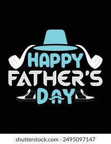 Father's Day Typography T-shirt Design