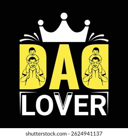 Father's Day typography T-Shirt Design 