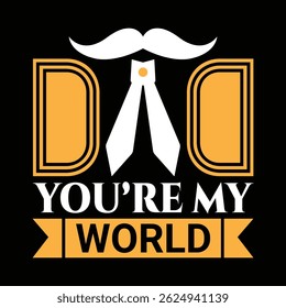 Father's Day typography T-Shirt Design 