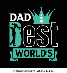Father's Day typography T-Shirt Design 