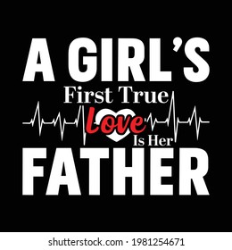 Father's Day Typography T-shirt Designs