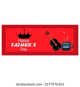 Father's Day typography and vector