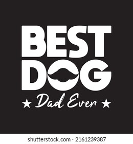 father's day typography and vector graphic t-shirt design template