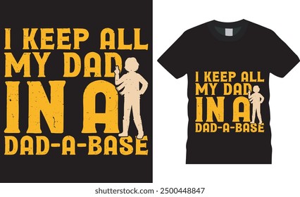 Father's Day Typography and Vector Illustration T-Shirt Design. Gift For Dad,Best Dad Shirt,print on Stickers,Papa USA Flag Shirt,Vintage Father's Day,Behind every great child is a truly amazing dad