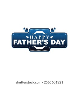 Father's day vector design. Happy Father's day design. 