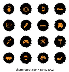 Fathers day  vector icons for web sites and user interface