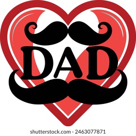father's day with vector illustration 