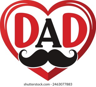 día del padre con Ilustración vectorial 