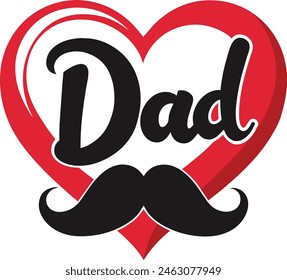 día del padre con Ilustración vectorial 