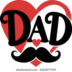 father's day with vector illustration 