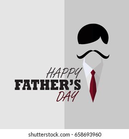 father's day vector illustration