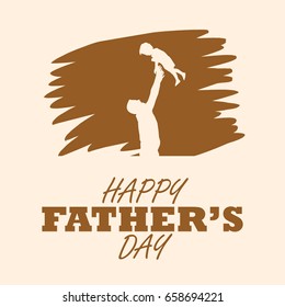 father's day vector illustration