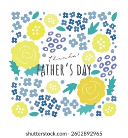 Father's day vector illustration background