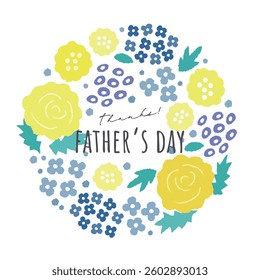 Father's day vector illustration background