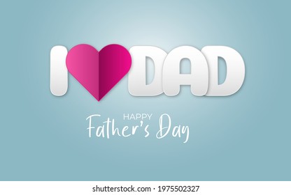 Fathers Day Vector Illustration Happy Fathers Stock Vector (Royalty ...