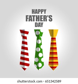 Father's Day Vector Illustration. Suitable for poster, banner, campaign, and greeting card
