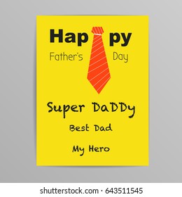 Father's day / Vector mockup for your posters or photos