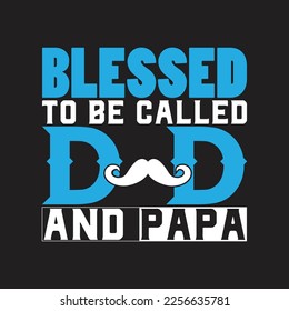 Diseño de camisetas del vector del día del padre