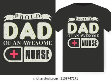 Father's day Vector T-Shirt Template. Can be used for t shirt print, mug print, pillows, fashion print design.