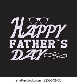 Father`s day vector typography design