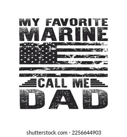 Father`s day vector typography design 