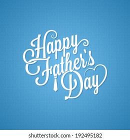 fathers day vintage lettering background