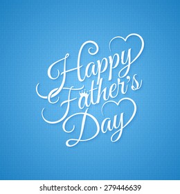 fathers day vintage lettering background