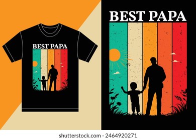  Father's Day vintage retro t-shirt design
